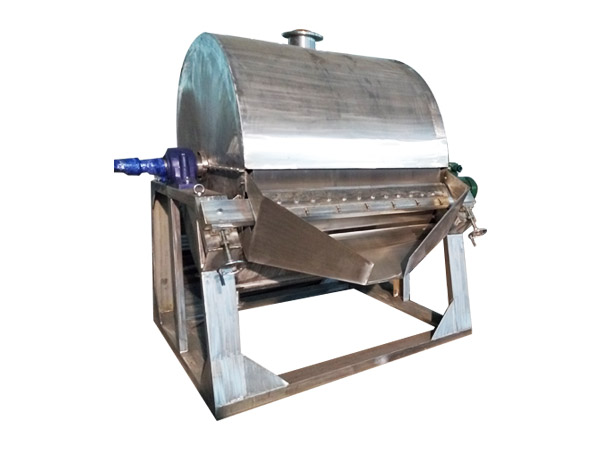 <b>一、工作原理 轉鼓切片機是一個(gè)冷卻結晶過(guò)程，料盤(pán)中熔融料與冷卻的轉鼓接觸，在轉鼓表面形成料膜，通過(guò)料膜與股壁間的換熱，使料膜冷卻、結晶，結晶的料膜被刮刀刮下，成為片</b>